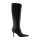 Alexander Wang 85Mm Vera Zip-Detail Pointed-Toe Boots