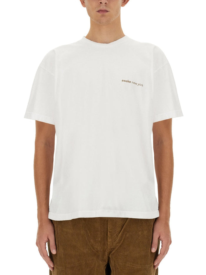 Awake Ny T-Shirt With Logo