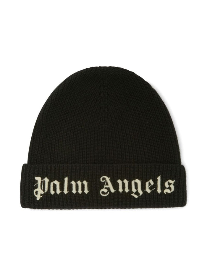 Palm Angels Beanie With Logo