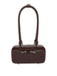 Self-Portrait Mini Croc Leather Shoulder Bag