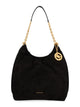 Michael Michael Kors Black Calf Leather Shoulder Bag