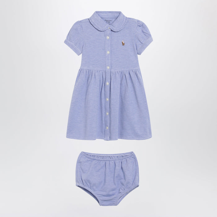 Polo Ralph Lauren Light Blue Dress With Culottes