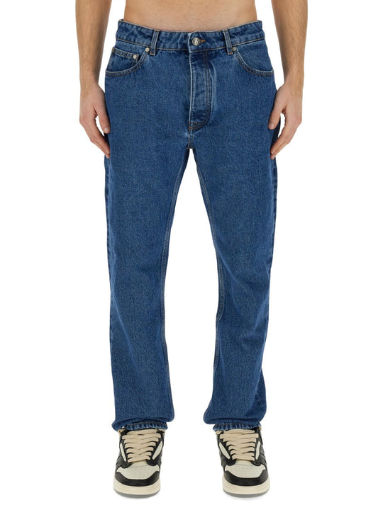 Palm Angels Straight Leg Jeans