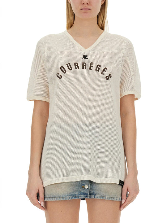 Courreges T-Shirt With Logo
