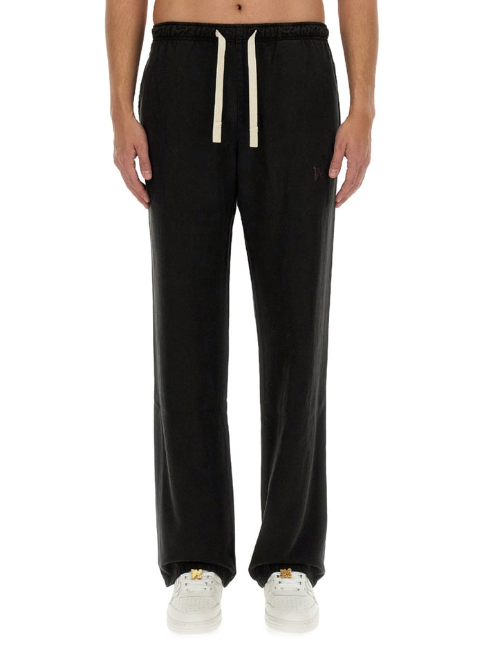 Palm Angels Pants With Logo
