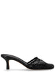 Alysi Black Polyester Heels