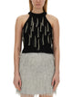 Alysi Top With Fringe