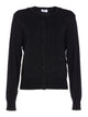 Filippa K Black Glossy Knit Cardigan