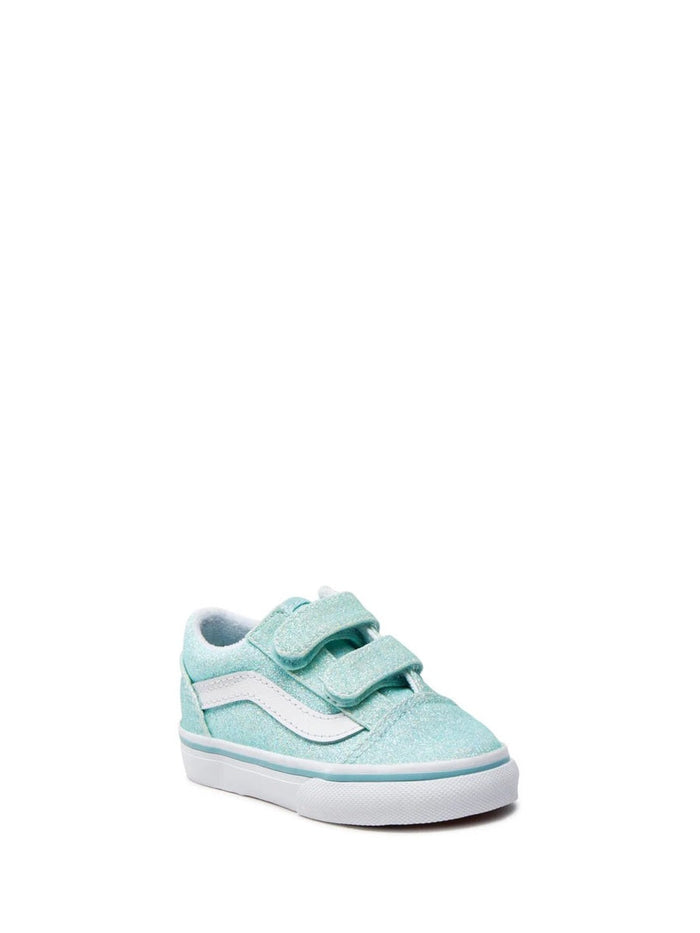Vans Old Skool V Glitter Pastel Blue