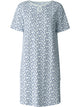 Calida Blue Cotton Sleepshirt Pajamas