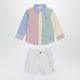 Polo Ralph Lauren Color-Block Cotton Two-Piece Set