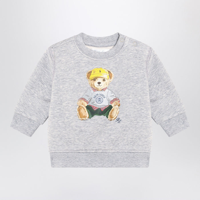 Polo Ralph Lauren Grey Cotton Polo Bear Sweatshirt