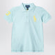 Polo Ralph Lauren Light Blue Polo Shirt With Embroidered Logo
