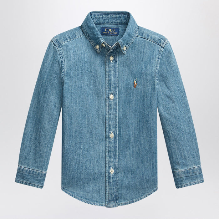 Polo Ralph Lauren Blue Denim Button-Down Shirt