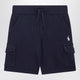 Polo Ralph Lauren Navy Blue Cotton Blend Shorts