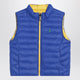 Polo Ralph Lauren Reversible Padded Vest In Sapphire Blue/Yellow