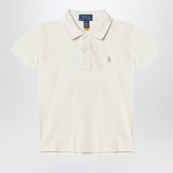 Polo Ralph Lauren Cream Cotton Polo Shirt
