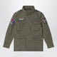 Polo Ralph Lauren Military Jacket In Olive Green Cotton Canvas