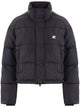 Courregès Black Polyester Polyamide Nylon Elastane Coat
