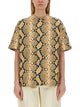 Jil Sander T-Shirt With Animal Pattern