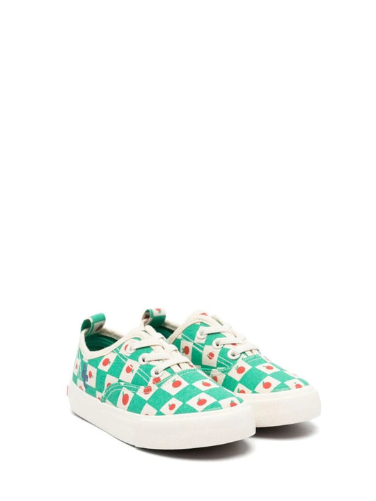 Bobo Choses Tomato All Over Laces Trainers