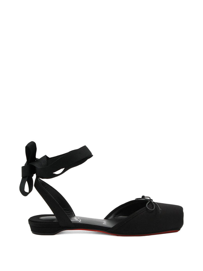 Christian Louboutin Cassia Lace Up Flat Sandals