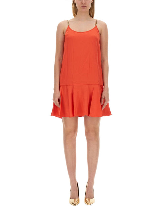 Michael By Michael Kors Dress With Chain Straps