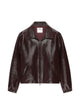 Courregès Brown Cotton Polyurethane Elastane Jacket