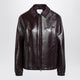 Courrèges Burnt Red Vinyl Bomber Jacket