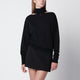 Courrèges Black Merino Wool Turtleneck Sweater
