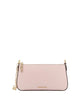 Michael Kors Leather Shoulder Bag With Metal Logo