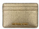 Michael Kors Gold Leather Wallet