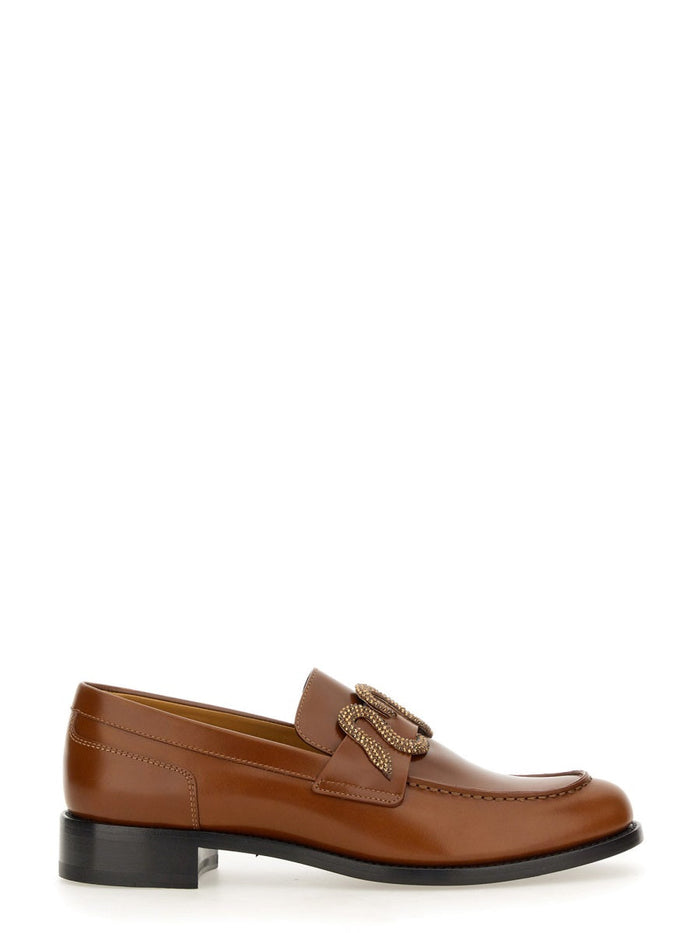 Rene Caovilla Leather Loafer