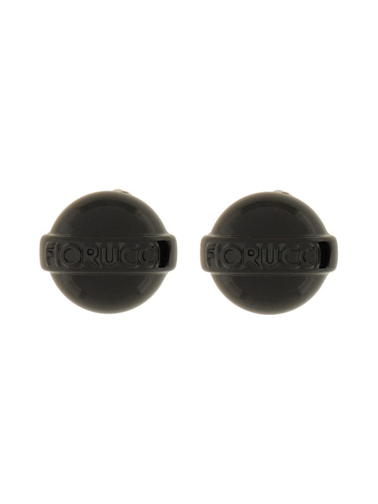 Fiorucci Glossy Black Mini Lollipop Earring