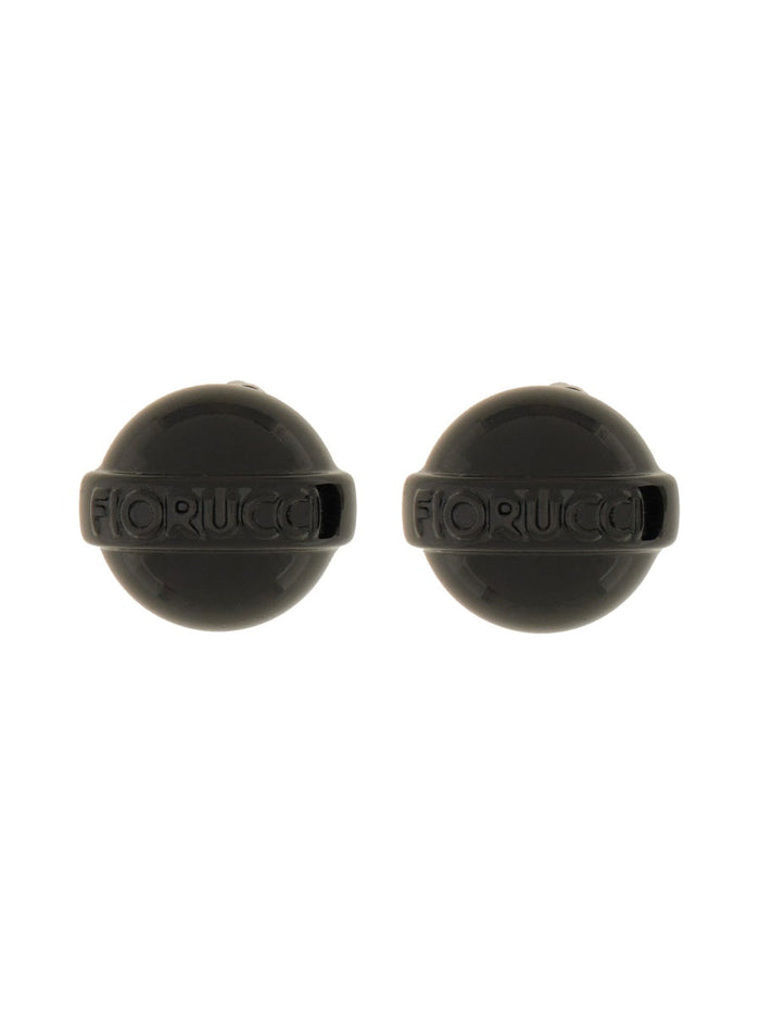 Fiorucci Glossy Black Mini Lollipop Earring