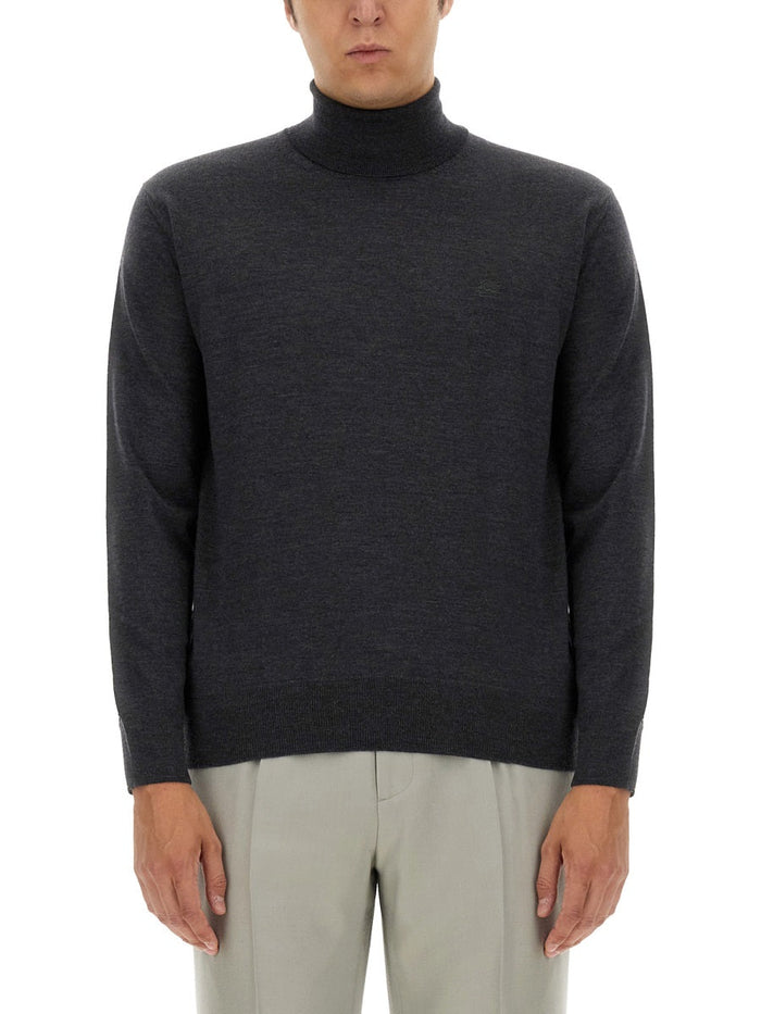 Etro Turtleneck With Embroidery
