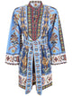 Farm Rio Embroidered Tapestry Mini Dress