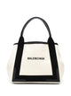 Balenciaga Navy Cabas Small Tote Bag
