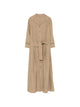 120% Lino Linen Dress With Belt