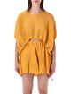 120% Lino 120% Lino Cropped Linen Blouse