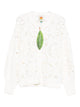 Farm Rio Off White Wool Sweater