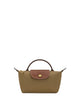 Longchamp Le Pliage Original Pebble Clutch Bag Olive
