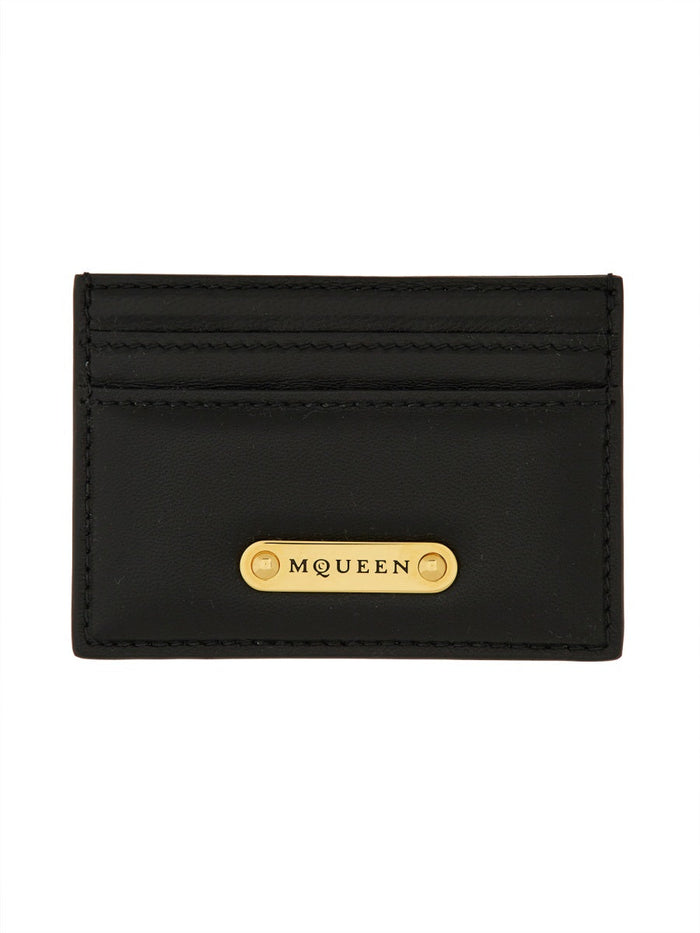 Alexander Mcqueen Leather Card Holder