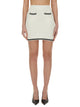 Self-Portrait Jacquard Skirt With Bow