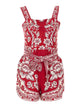 Farm Rio Red Guanacaste Red Gasthering Dress
