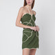 Farm Rio Short Green Linenblend Dress