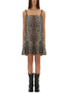 Ganni Dress With Animal Pattern