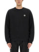 Valentino Cotton Crewneck Sweatshirt With "Chez Valentino" Patch
