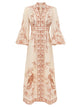 Zimmermann Indra Ruffle Midi Dress
