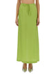 Alysi Long Silk Skirt